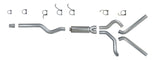Diamond Eye KIT 4in Catback DUAL SS: 2006-2007.5 CHEVY/GMC 6.6L 2500/3500