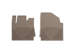 WeatherTech 10+ Cadillac SRX Front Rubber Mats - Tan
