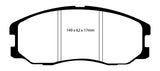 EBC 07-09 Chevrolet Equinox 3.4 Greenstuff Front Brake Pads