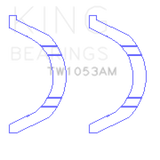 King Engine Bearings Nissan MR20DE Thrust Washer Set