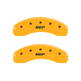 MGP 4 Caliper Covers Engraved Front & Rear MGP Yellow Finish Black Characters 2008 Ford F-150