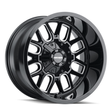 Mayhem 8107 Cogent 22x10 / 6x135 BP / -19mm Offset / 106mm Hub Black w/ Milled Spokes Wheel