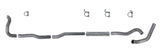 Diamond Eye KIT 4in Turbo Back MFLR RPLCMENT PIPE SGL AL: 89-93 DODGE CUMMINS 5.9L