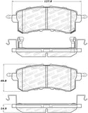 StopTech Sport Brake Pads w/Shims and Hardware - Rear