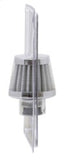 K&N 2in Base OD x .375in Flange ID x 1.75in H Rubber Base Crankcase Vent Filter - White