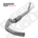 Diamond Eye KIT 5in Turbo Back SGL AL: 94-02 DODGE CUMMINS 5.9L