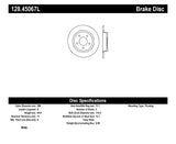 StopTech 04-10 Mazda3 Drilled Left Rear Rotor