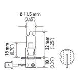 Hella BULB H3 12V 130W PK22s T3.25