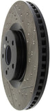 StopTech 14 Lexus IS Slotted & Drilled Front Left Rotor