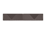 WeatherTech 2015+ Ford F-150 Rear Rubber Mats - Cocoa