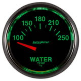 Autometer GS 52mm 100-250 Deg F Short Sweep Electronic Water Temperature Gauge