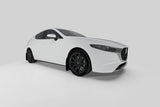 Rally Armor 19-25 Mazda3 Hatchback Black UR Mud Flap w/Red Logo
