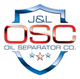J&amp;L 20-26 Chevy Silverado/GMC Sierra 2500/3500 6.6L Drivers Side Oil Separator 3.0 - Clear Anodi