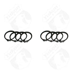 Yukon Gear (4) Full Circle Snap Rings / Fits Dana 60 733X U-Joint w/ Aftermarket Axle