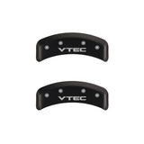 MGP 4 Caliper Covers Engraved Front & Rear Vtech Red finish silver ch