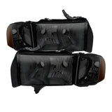 xTune Dodge Ram Sport Model Only 1999-2002 OEM Headlights Smoked HD-JH-DR99-SP-SM