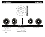 Stoptech 97-04 Chevy Corvette Left Front CRYO-STOP Rotor