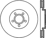 StopTech 03-09 Chrysler PT Cruiser Tur / 03-05 Dodge Neon SRT-4 Front Right Slotted & Drilled Rotor