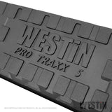 Westin 2019 Chevrolet Silverado Double Cab PRO TRAXX 5 W2W Oval Nerf Step Bars - Stainless Steel