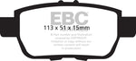EBC 09-14 Acura TL 3.5 Ultimax2 Rear Brake Pads