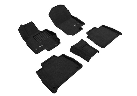 3D MAXpider 20-22 Mercedes-Benz Gle-Class 5-Seat SUV (W167) Elegant 1st 2nd Row - Set (Black)