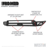 Westin 2020 Chevrolet Silverado 2500/3500 Pro-Mod Front Bumper - Textured Black