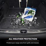3D MAXpider 22-23 Genesis GV70 Kagu Cargo Liner- Black Seatback