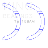 King Engine Bearings Mitsubishi 6G74 Thrust Washer Set