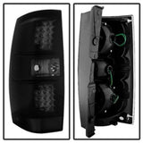 xTune Mc Yukon/Yukon Denali 07-14 LED Tail Lights Black Smoked ALT-JH-CSUB07-LED-G2-BSM