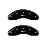 MGP 4 Caliper Covers Engraved Front Honda Engraved Rear H Logo Black finish silver ch