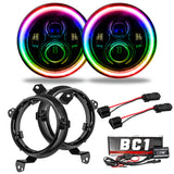 Oracle Jeep Wrangler JL/JT 7in. High Powered LED Headlights (Pair) - w/ BC1 Controller