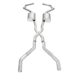 Stainless Works Chevy Camaro 1967-69 Exhaust 3in Stainless with X-Pipe