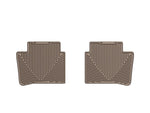 WeatherTech 07+ Nissan Versa Rear Rubber Mats - Tan