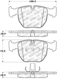 StopTech Street Touring 00-04 BMW M5 E39 / 00-06 X5 Front Brake Pads