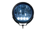 Putco HID Off Road Lamp w/4 LED DayTime Running Lights - 9in Black Housing w/ Blue Tinted Lens