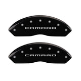 MGP 4 Caliper Covers Engraved Front & Rear Gen 5/Camaro Black finish silver ch