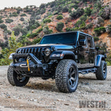Westin 18-19 Jeep Wrangler JL WJ2 Stubby Front Bumper - Textured Black
