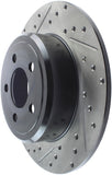 StopTech 05-13 Chrysler300/300C / 09-12 Dodge Challenger Rear Right Drilled & Slotted Rotor