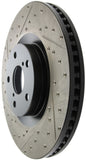StopTech 14 Lexus IS Slotted & Drilled Front Right Rotor