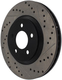 StopTech 05-10 Ford Mustang GT Front Left Slotted & Drilled Rotor