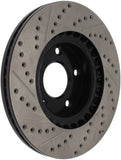 StopTech 1/02-05 Infiniti G35 (alloy disc) / 6/02-05 Nissan 350Z Slotted & Drilled Right Front Rotor