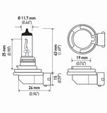 Hella Bulb H11 12V 55W Pgj192 T4 Sb