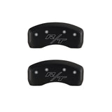 MGP 4 Caliper Covers Engraved Front & Rear Vintage Style/RT Red finish silver ch