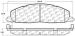 StopTech 09-18 Dodge Ram Truck & SUV Semi-Metallic Rear Brake Pads