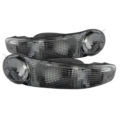 xTune GMC Sierra Denali 00-06 Bumper Lights Smoke CBL-GD00-SM