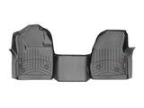WeatherTech 2017+ Ford F-250/350/450/550 Front FloorLiner (Vinyl Floor/Regular Cab/Bench Seat) - Bk