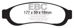 EBC 05-07 Ford F350 (inc Super Duty) 5.4 DRW 2WD Ultimax2 Rear Brake Pads
