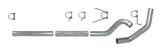 Diamond Eye KIT 4in Catback MFLR RPLCMENT PIPE Single AL: 2004.5-2007.5 DODGE CUMMINS 600