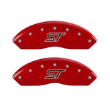 MGP 4 Caliper Covers Engraved Front & Rear ST Red finish silver ch