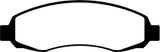 EBC 03-04 Dodge Dakota 2WD 3.7 Yellowstuff Front Brake Pads